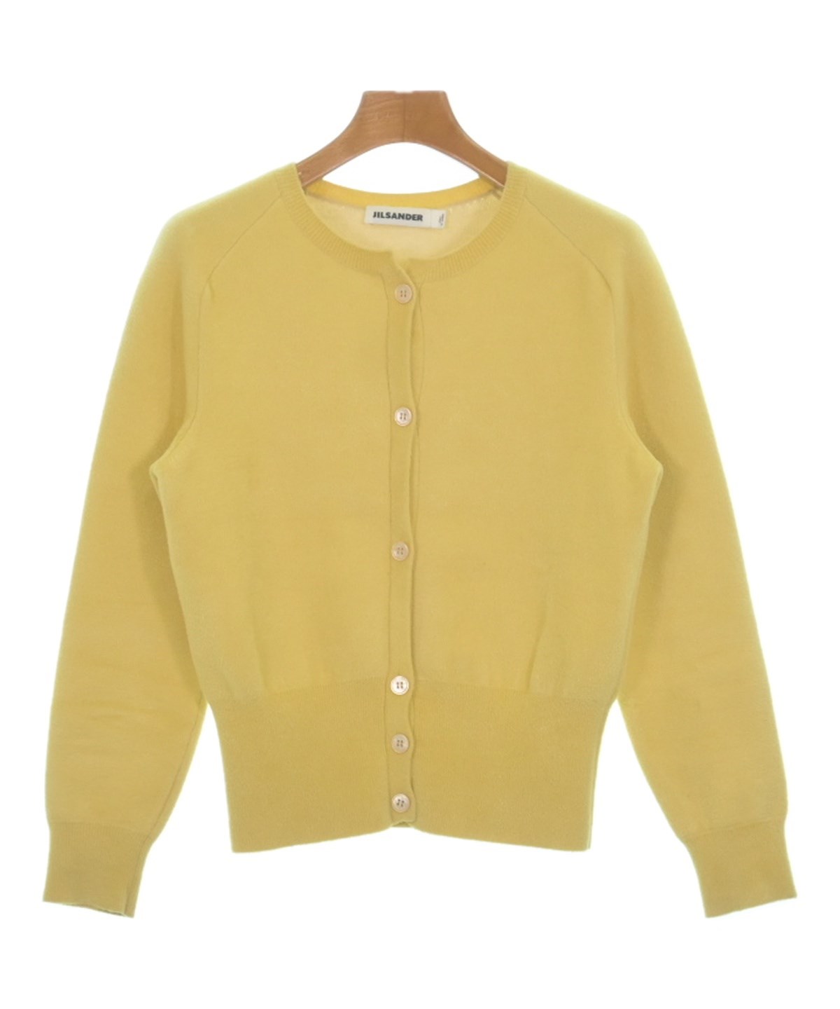 JIL SANDER（ジルサンダー）カーディガン 黄 サイズ:34(XS位