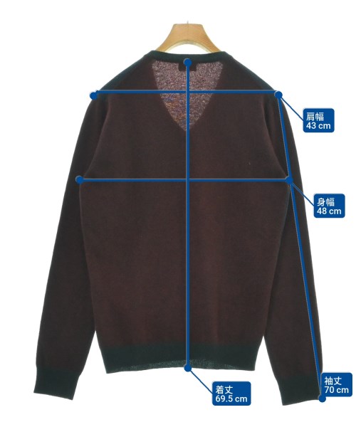 JIL SANDER（ジルサンダー）ニット・セーター 青 サイズ:50(XL位) メンズ/2200614032079