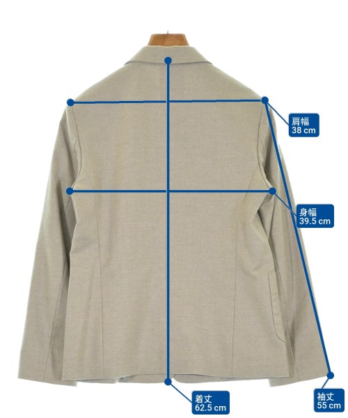 JIL SANDER（ジルサンダー）テーラードジャケット ベージュ サイズ:34(XXS位) レディース/2200619018016