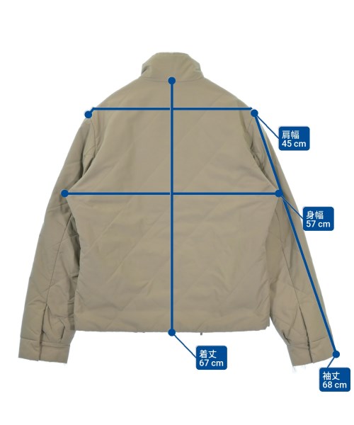 JIL SANDER（ジルサンダー）ダウンジャケット/ダウンベスト ベージュ サイズ:48(L位) メンズ/2200620586061