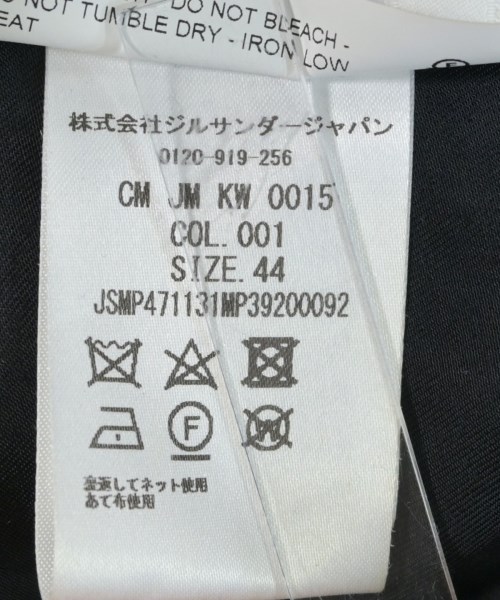 JIL SANDER（ジルサンダー）ステンカラーコート 黒 サイズ:44(S位) メンズ/2200620951395