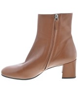JIL SANDER（ジルサンダー）ブーツ 茶 サイズ:EU38 1/2(25cm位) レディース/2200620951500