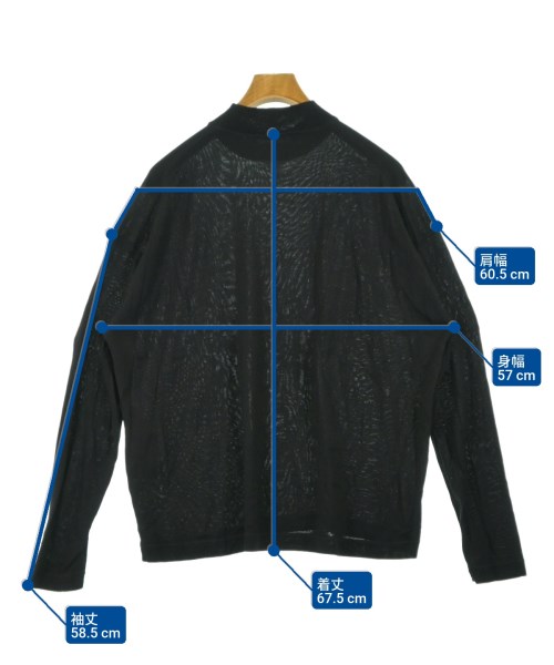 JIL SANDER（ジルサンダー）ニット・セーター 黒 サイズ:44(S位) メンズ/2200621012026