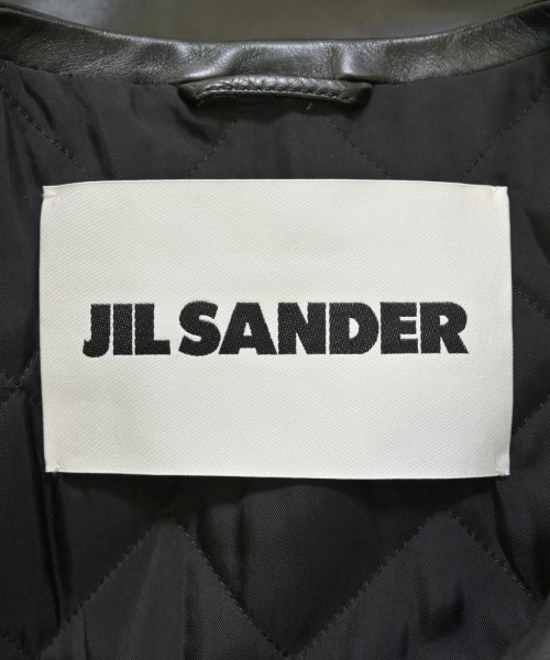 JIL SANDER（ジルサンダー）ライダース 黒 サイズ:48(L位) メンズ/2200601447053