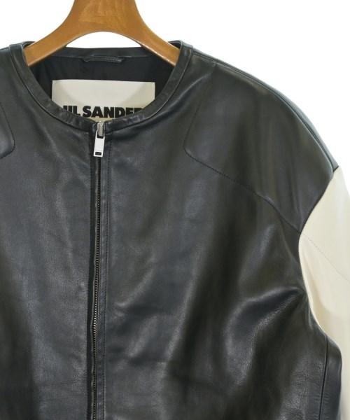 JIL SANDER（ジルサンダー）ライダース 黒 サイズ:48(L位) メンズ/2200601447053
