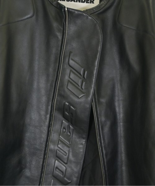 JIL SANDER（ジルサンダー）ライダース 黒 サイズ:48(L位) メンズ/2200601447053