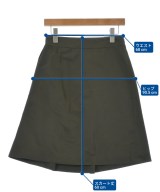 JIL SANDER（ジルサンダー）ひざ丈スカート カーキ サイズ:34(XXS位) レディース/2200602272081