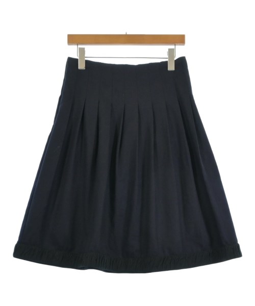 JIL SANDER（ジルサンダー）ひざ丈スカート 紺 サイズ:34(XXS位) レディース/2200604750044