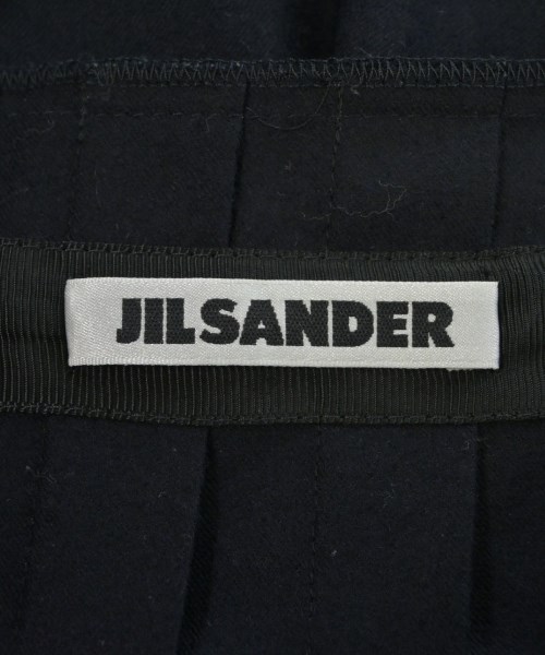 JIL SANDER（ジルサンダー）ひざ丈スカート 紺 サイズ:34(XXS位) レディース/2200604750044