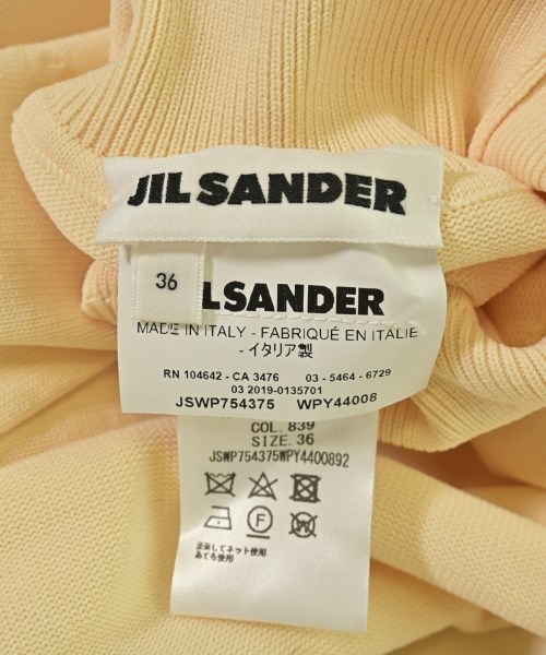 JIL SANDER（ジルサンダー）ニット・セーター 黄 サイズ:36(XS位) レディース/2200607844634