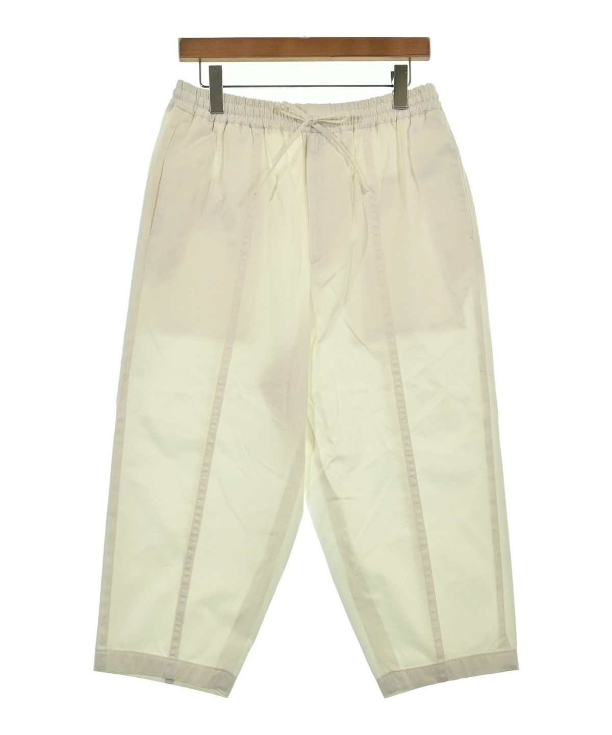 【美品】JIL SANDER ジルサンダー クロップドテーパード 46 JIL SANDER（ジルサンダー）クロップドパンツ 白 サイズ:46(M位