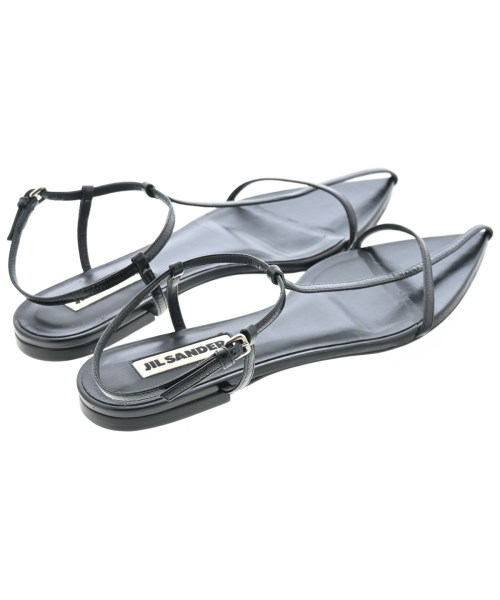 JIL SANDER（ジルサンダー）サンダル 黒 サイズ:EU38(24.5cm位) レディース/2200608503011