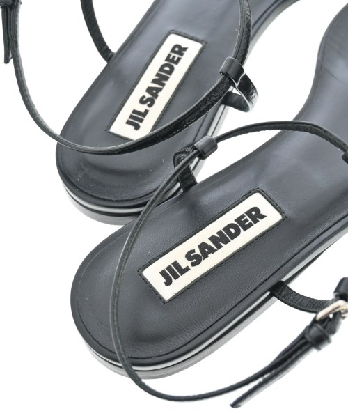 JIL SANDER（ジルサンダー）サンダル 黒 サイズ:EU38(24.5cm位) レディース/2200608503011