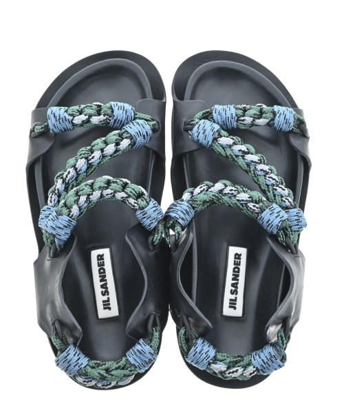 JIL SANDER（ジルサンダー）サンダル 黒 サイズ:EU38(24.5cm位) レディース/2200608787039
