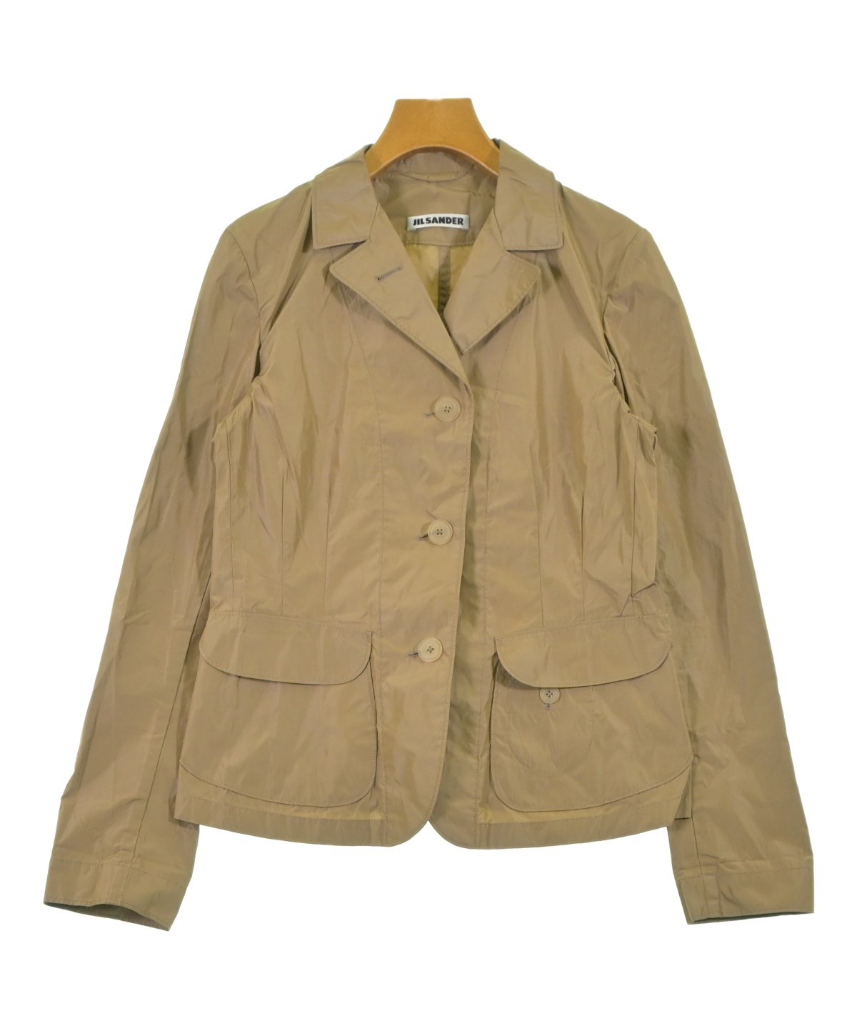 JIL SANDER　ベージュ テーラードジャケット　38 アンゴラ M相当 JIL SANDER（ジルサンダー）テーラードジャケット ベージュ サイズ:38 ジャケット・アウター