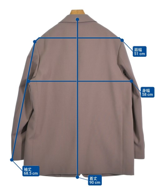 JIL SANDER（ジルサンダー）カジュアルジャケット ピンク サイズ:48(L位) メンズ/2200567409027