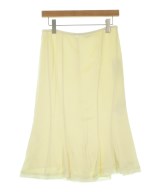 JIL SANDER（ジルサンダー）ロング・マキシ丈スカート 黄 サイズ:32(XXS位) レディース/2200668984072