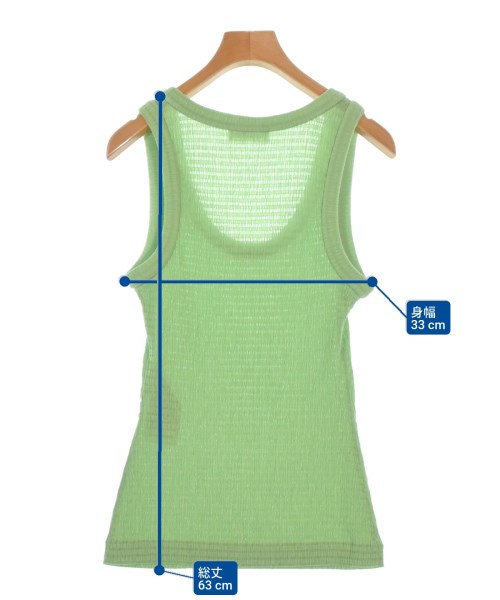 JIL SANDER（ジルサンダー）ノースリーブ 緑 サイズ:34(XS位) レディース/2200672764080