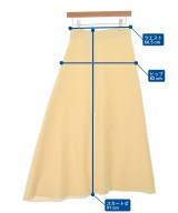 JIL SANDER（ジルサンダー）ロング・マキシ丈スカート 黄 サイズ:34(XXS位) レディース/2200672764141
