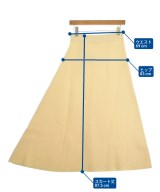 JIL SANDER（ジルサンダー）ロング・マキシ丈スカート 黄 サイズ:34(XXS位) レディース/2200672764158