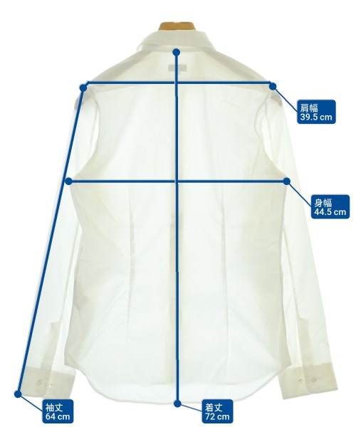 JIL SANDER（ジルサンダー）カジュアルシャツ 白 サイズ:38(S位) メンズ/2200670387021