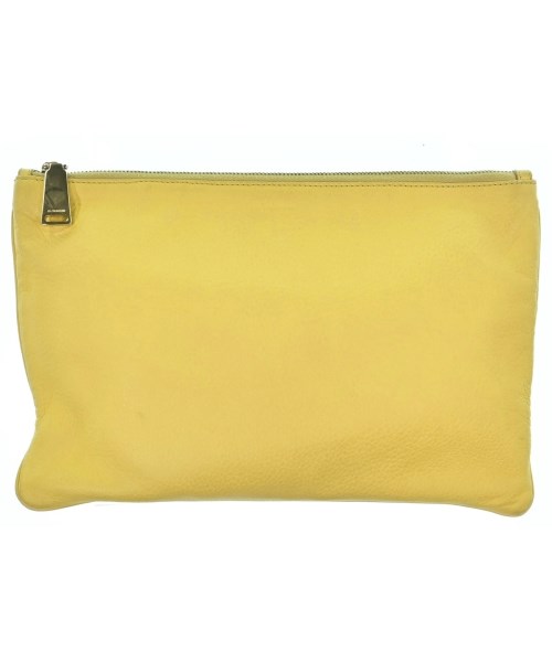 JIL SANDER(ジルサンダー)クラッチバッグ 黄 サイズ:-/2200674573079