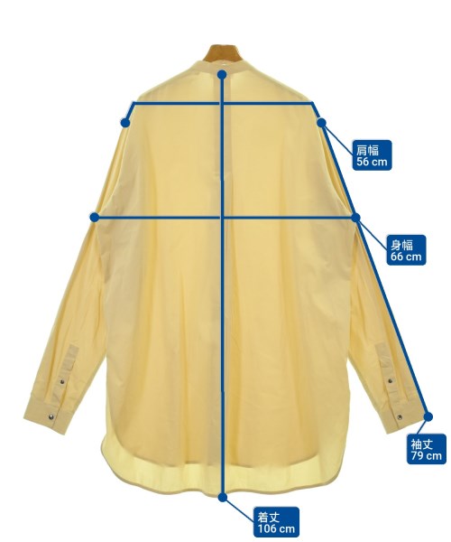 JIL SANDER（ジルサンダー）カジュアルシャツ ベージュ サイズ:40(L位) メンズ/2200675473125
