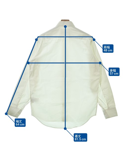 JIL SANDER（ジルサンダー）カジュアルシャツ 白 サイズ:40(L位) メンズ/2200675782043