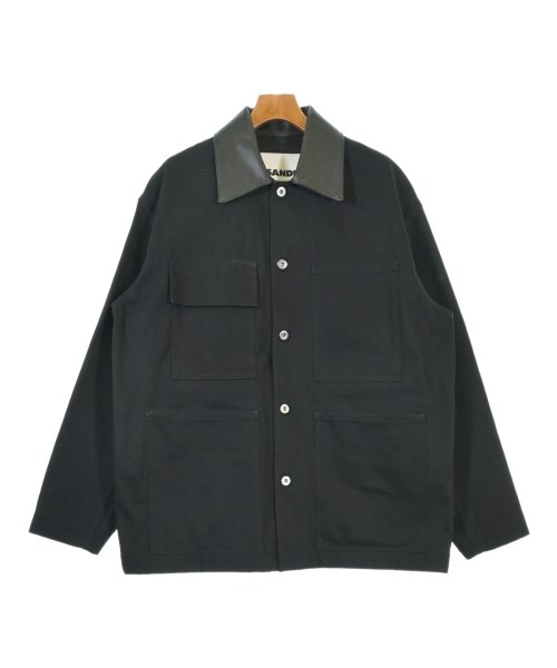 JIL SANDER(ジルサンダー)カバーオール 黒 サイズ:46(M位)/2200674721159