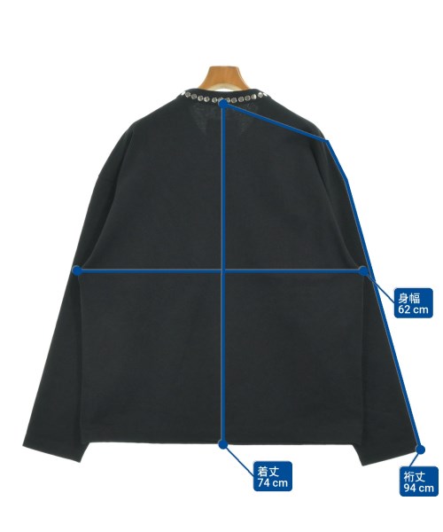 JIL SANDER（ジルサンダー）Tシャツ・カットソー 黒 サイズ:L メンズ/2200677989112