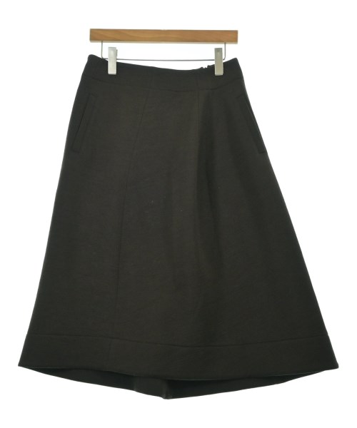 JIL SANDER(ジルサンダー)ロング・マキシ丈スカート 茶 サイズ:34(XXS位)/2200678919019