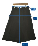 JIL SANDER（ジルサンダー）ロング・マキシ丈スカート 茶 サイズ:34(XXS位) レディース/2200678919019