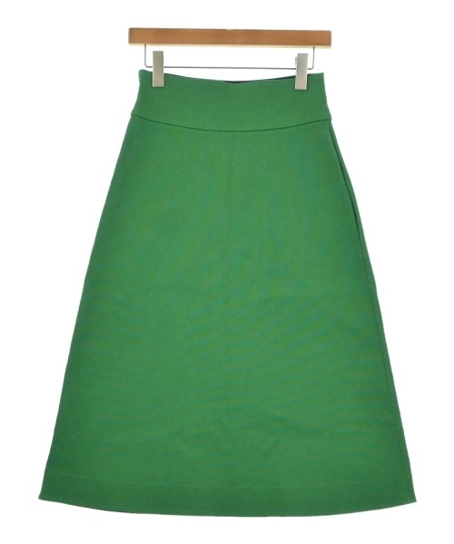 JIL SANDER（ジルサンダー）ひざ丈スカート 緑 サイズ:34(XXS位) レディース/2200678993194