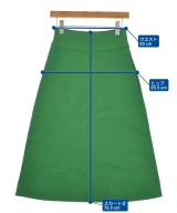JIL SANDER（ジルサンダー）ひざ丈スカート 緑 サイズ:34(XXS位) レディース/2200678993194