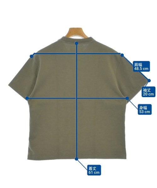 JIL SANDER（ジルサンダー）Tシャツ・カットソー グレー サイズ:S メンズ/2200680188021