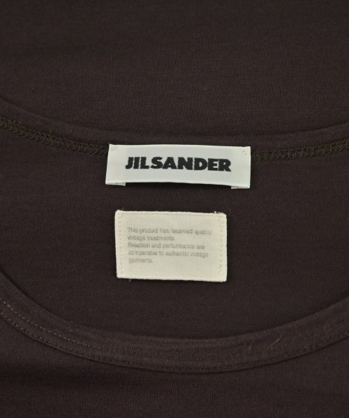 JIL SANDER（ジルサンダー）Tシャツ・カットソー 茶 サイズ:S レディース/2200680465078
