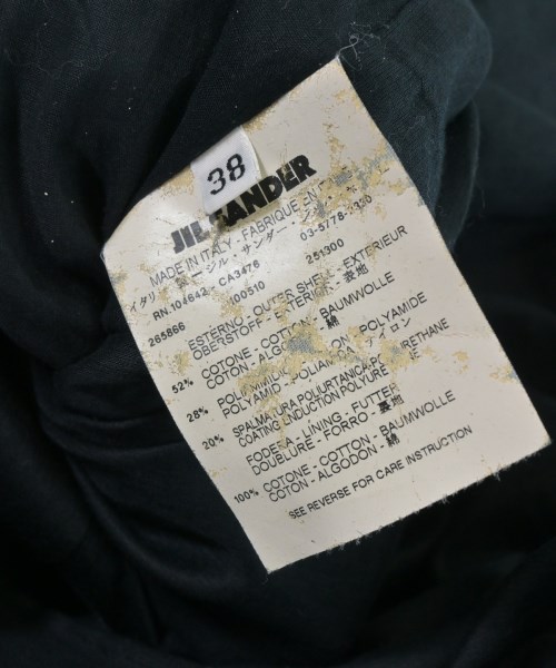 JIL SANDER（ジルサンダー）チェスターコート 黒 サイズ:38(S位) レディース/2200680670014