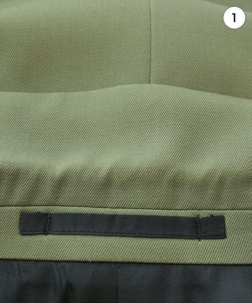 JIL SANDER（ジルサンダー）チェスターコート 緑 サイズ:44(S位) メンズ/2200681207011