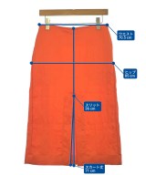 JIL SANDER（ジルサンダー）ロング・マキシ丈スカート 赤 サイズ:32(XXS位) レディース/2200681336049