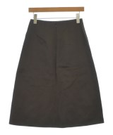 JIL SANDER（ジルサンダー）ひざ丈スカート 茶 サイズ:32(XXS位) レディース/2200681983205