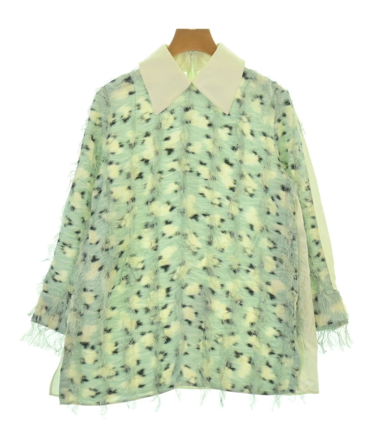 JIL SANDER（ジルサンダー）ブラウス 青 サイズ:32(XXS位) レディース