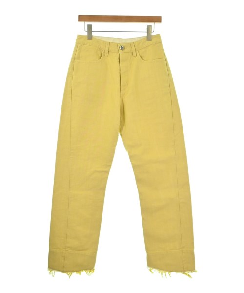 JIL SANDER(ジルサンダー)デニムパンツ 黄 サイズ:34(XXS位)/2200693991304
