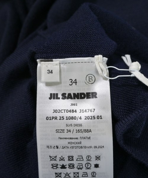 JIL SANDER（ジルサンダー）ワンピース 紺 サイズ:34(XXS位) レディース/2200689793110