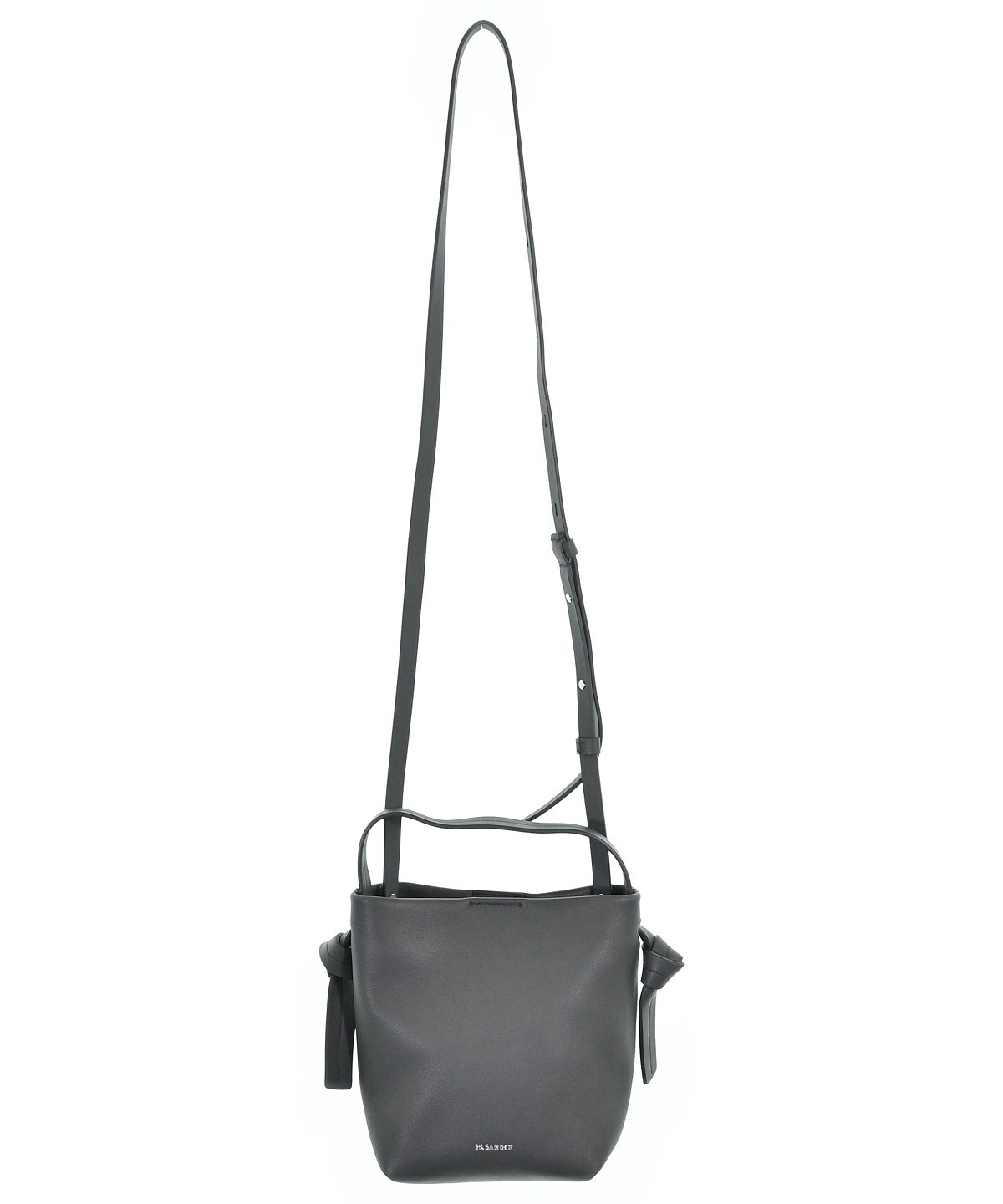 JIL SANDER ジルサンダー ショルダーバッグ  グレー 【古着】【中古】【送料無料】 JIL SANDER（ジルサンダー）ショルダーバッグ グレー サイズ