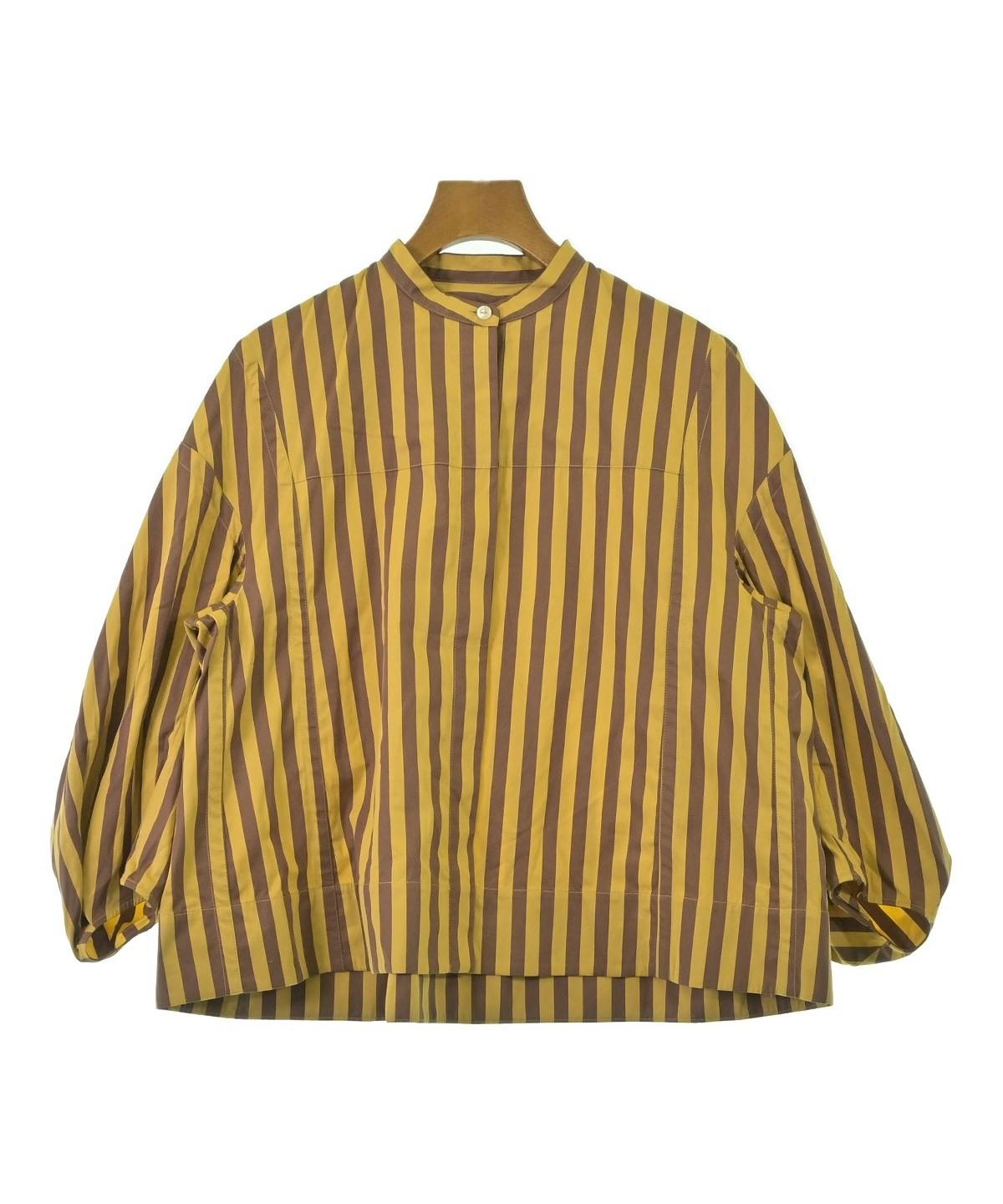 JIL SANDER（ジルサンダー）カジュアルシャツ 黄 サイズ:34(XXS位