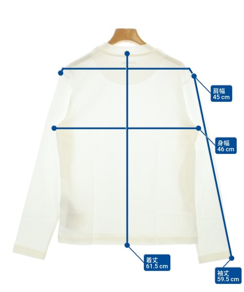 JIL SANDER +（ジルサンダープラス）Tシャツ・カットソー 白 サイズ:S レディース/2200695394066