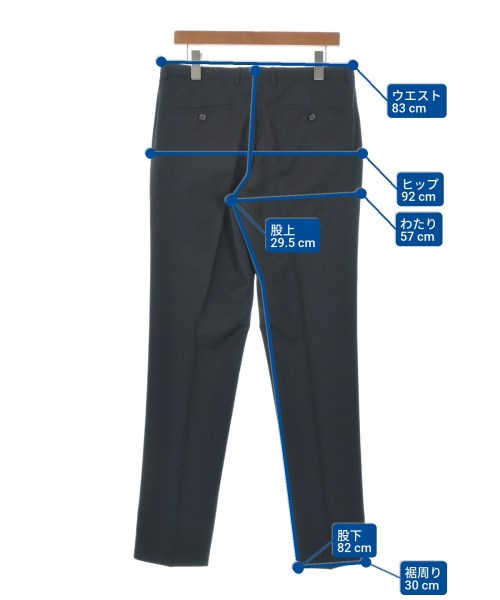JIL SANDER（ジルサンダー）スラックス 黒 サイズ:50(XL位) メンズ/2200695744083