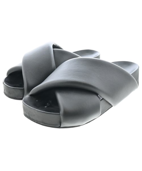 JIL SANDER(ジルサンダー)サンダル 黒 サイズ:-(22.5cm位)/2200692630198