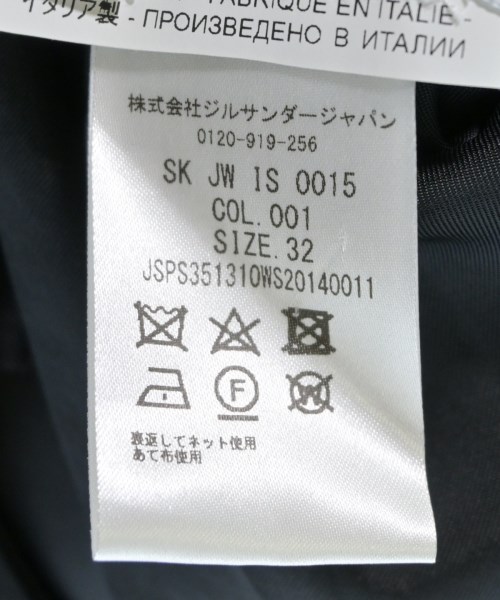 JIL SANDER（ジルサンダー）ひざ丈スカート 黒 サイズ:32(M位) レディース/2200698060142