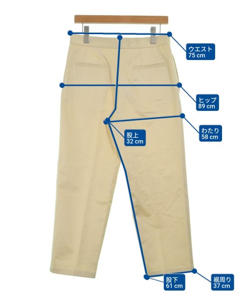 JIL SANDER（ジルサンダー）スラックス 黄 サイズ:36(XS位) レディース/2200698451247